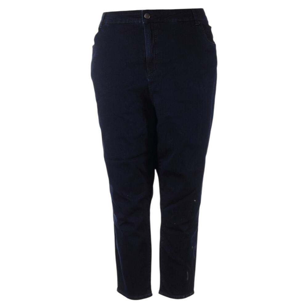 Women's Universal Standard Skinny Jeans Plus Size 30 Dark Indigo Blue
